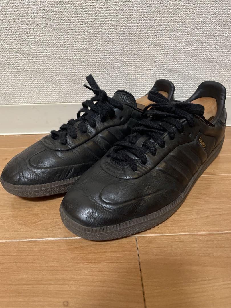 最終値下げ！adidas Samba ブラックレザー スニーカー　29.0