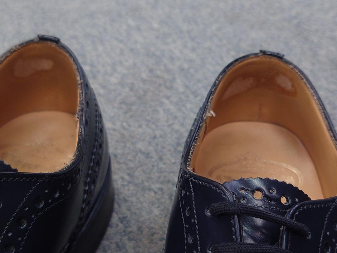 【一時値下げ】Church's チャーチ Burwood ネイビー 55F
