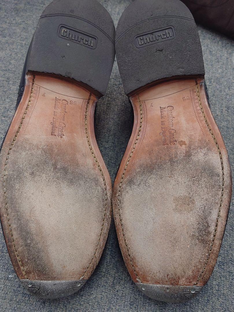 【一時値下げ】Church's チャーチ Burwood ネイビー 55F