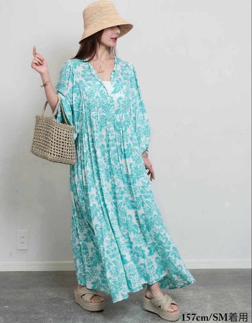 ラストお値下げ❗️ CANBE ターコイズワンピース
