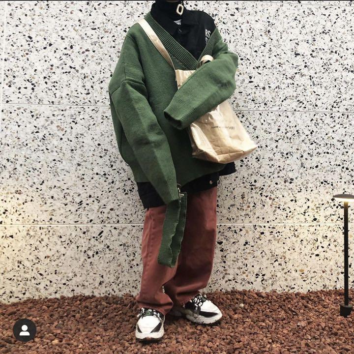 RAFSIMONS オーバーサイズニット GapYt-m59927923925 18ss長袖 新作入荷