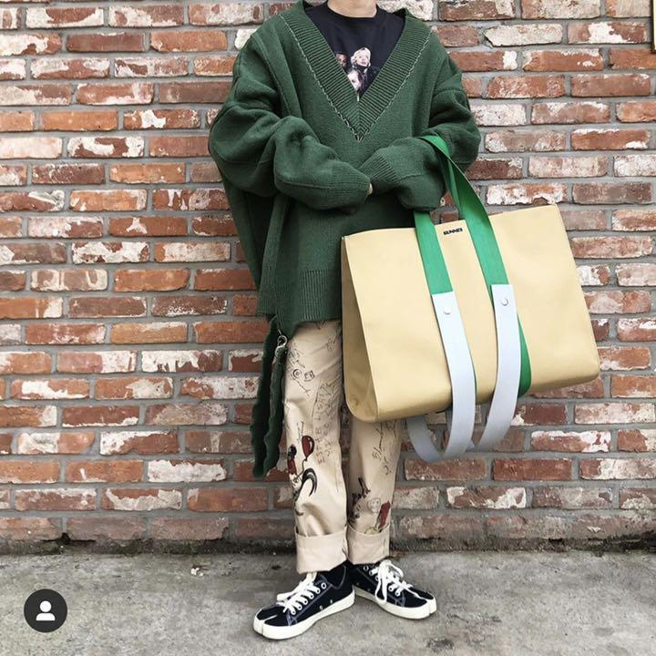 RAFSIMONS オーバーサイズニット GapYt-m59927923925 18ss長袖 新作入荷