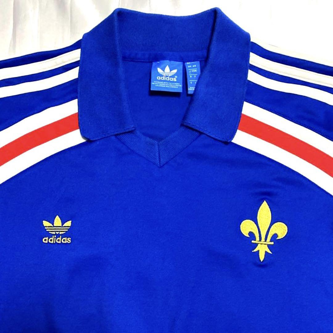 1986 メキシコW杯 adidas フランス代表 半袖1st復刻ユニフォーム 1986 メキシコW杯 adidas フランス代表 半袖1st復刻ユニフォーム