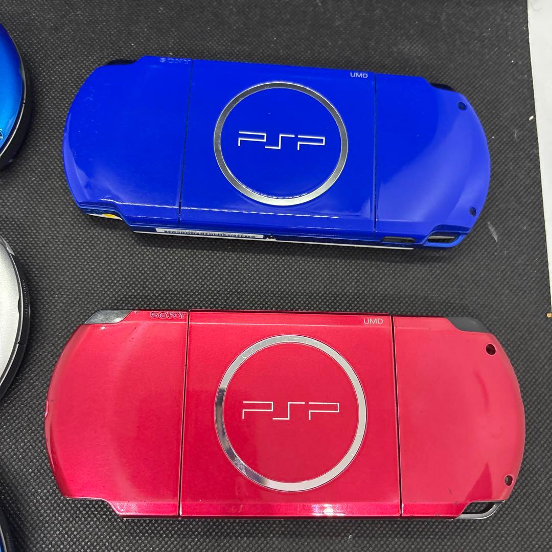 SONY PSP3000 本体 5台セット 青 赤 白 銀 UP786_INFO