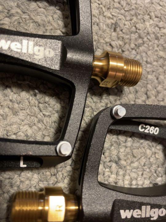 Amazon | WELLGO(ウェルゴ) アルミペダル 軽量チタンシャフト
