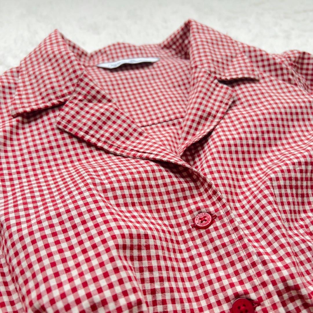 Hysteric Glamourノースリーブシャツ ブラウス チェック柄 F Hysteric Glamourノースリーブシャツ ブラウス チェック柄 F