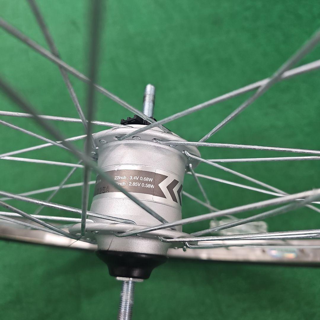 24インチ オートライトハブ セット タイヤ付 タフロード