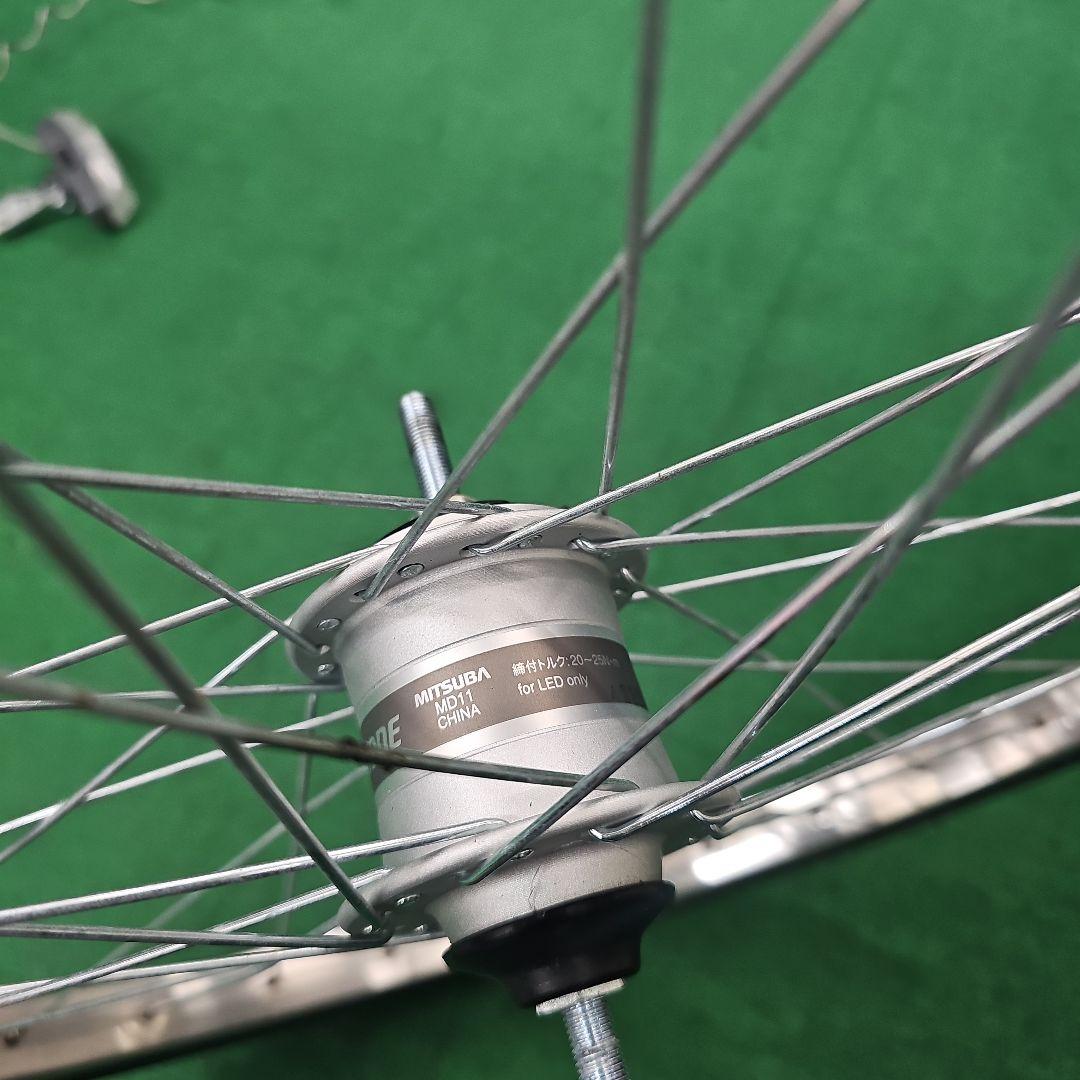 24インチ オートライトハブ セット タイヤ付 タフロード