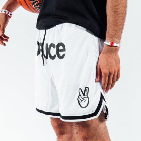 deuce vibe shorts NBA バスケ デュース ショーツ 白黒 - メルカリ