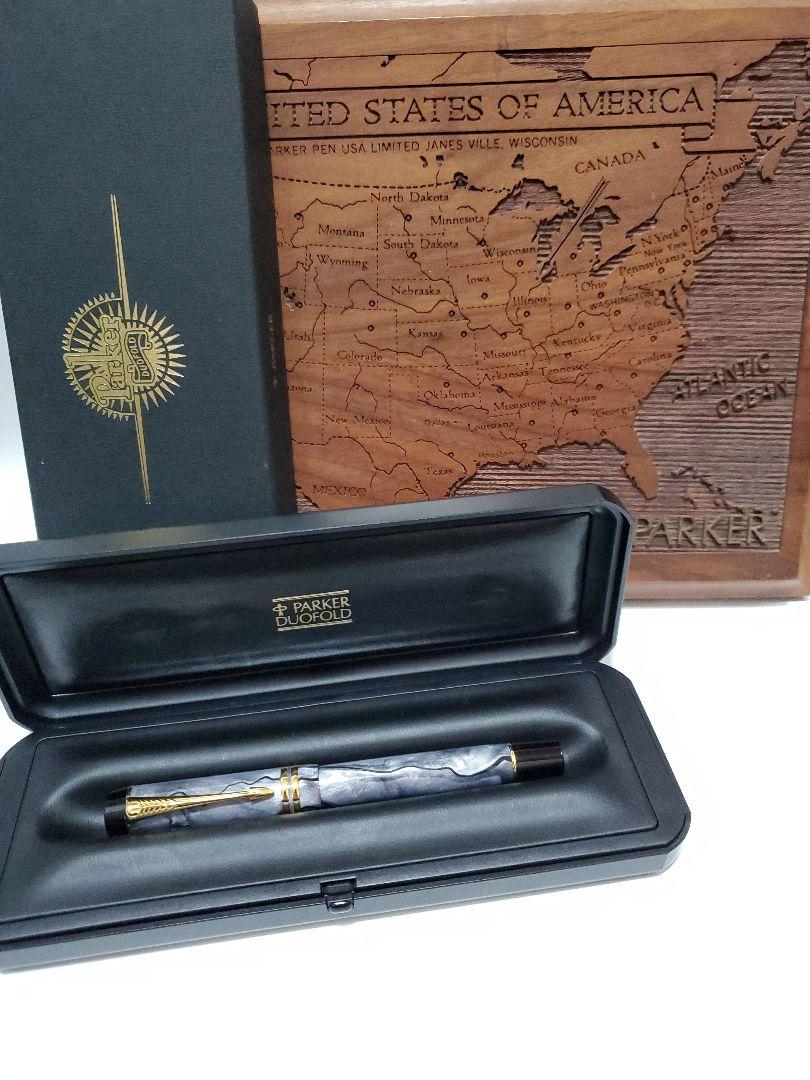 [未使用]PARKER パーカー デュオフォールド　パールグレイ