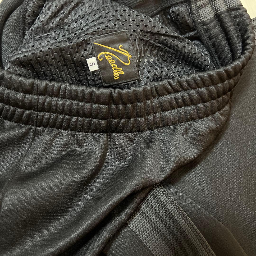 ニードルス Needles トラックパンツ S 黒 ブラック PU1594