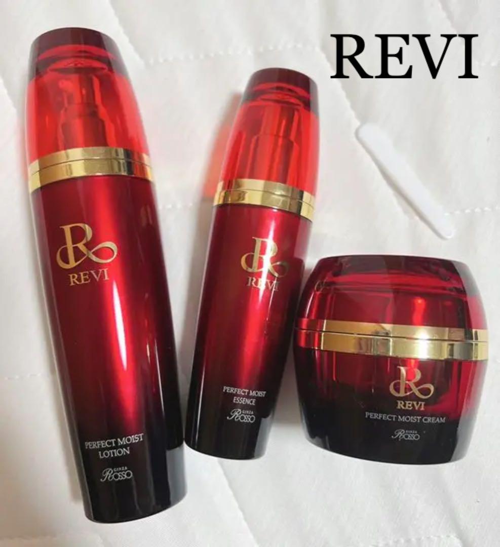 REVI ルヴィ 化粧水 美容液 保湿クリーム パック 基礎4点set 正規品