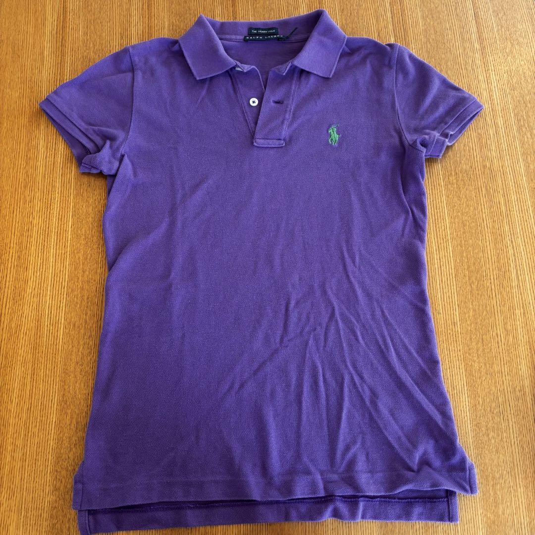 Ralph Lauren The Skinny Polo XS パープル - メルカリ