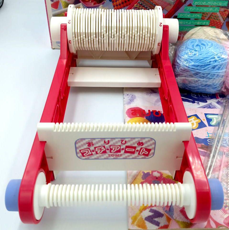 希少!TOMY おりひめ 編み機 トミー おりひめ プチアート レトロ 希少!TOMY おりひめ 編み機 トミー おりひめ プチアート レトロ