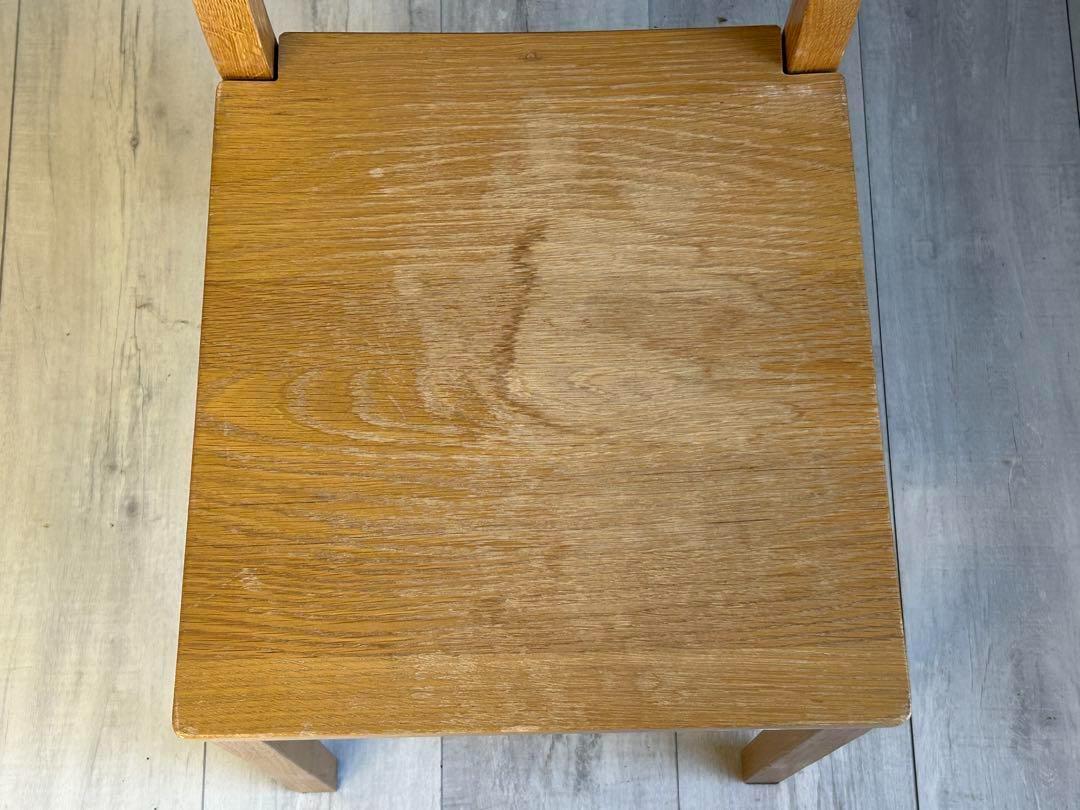 ①　良品計画　オーク材　無垢材　シンプル　ナチュラル　ウッドチェア　IG