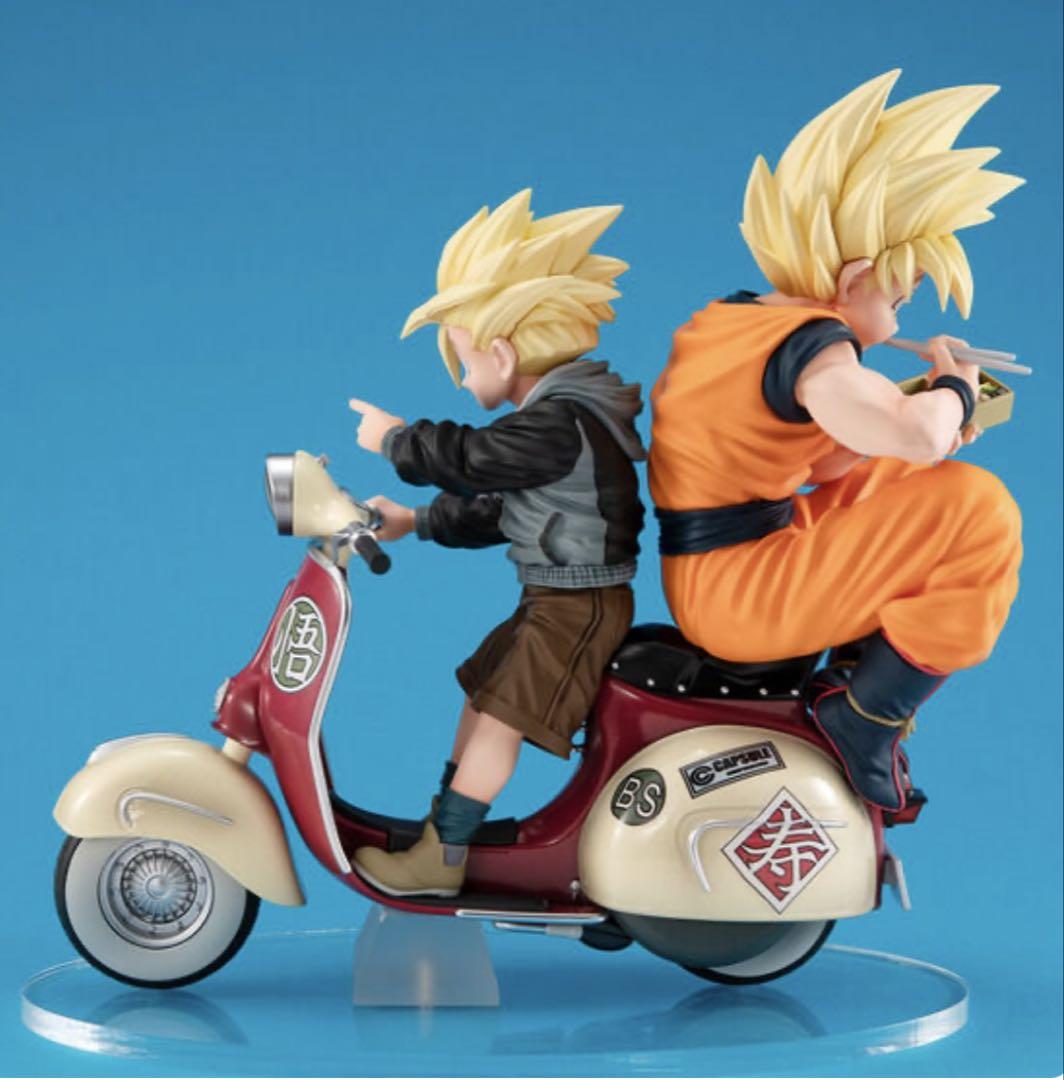 デスクトップリアルマッコイEX ドラゴンボールZ 孫悟空＆孫悟飯＆バイク
