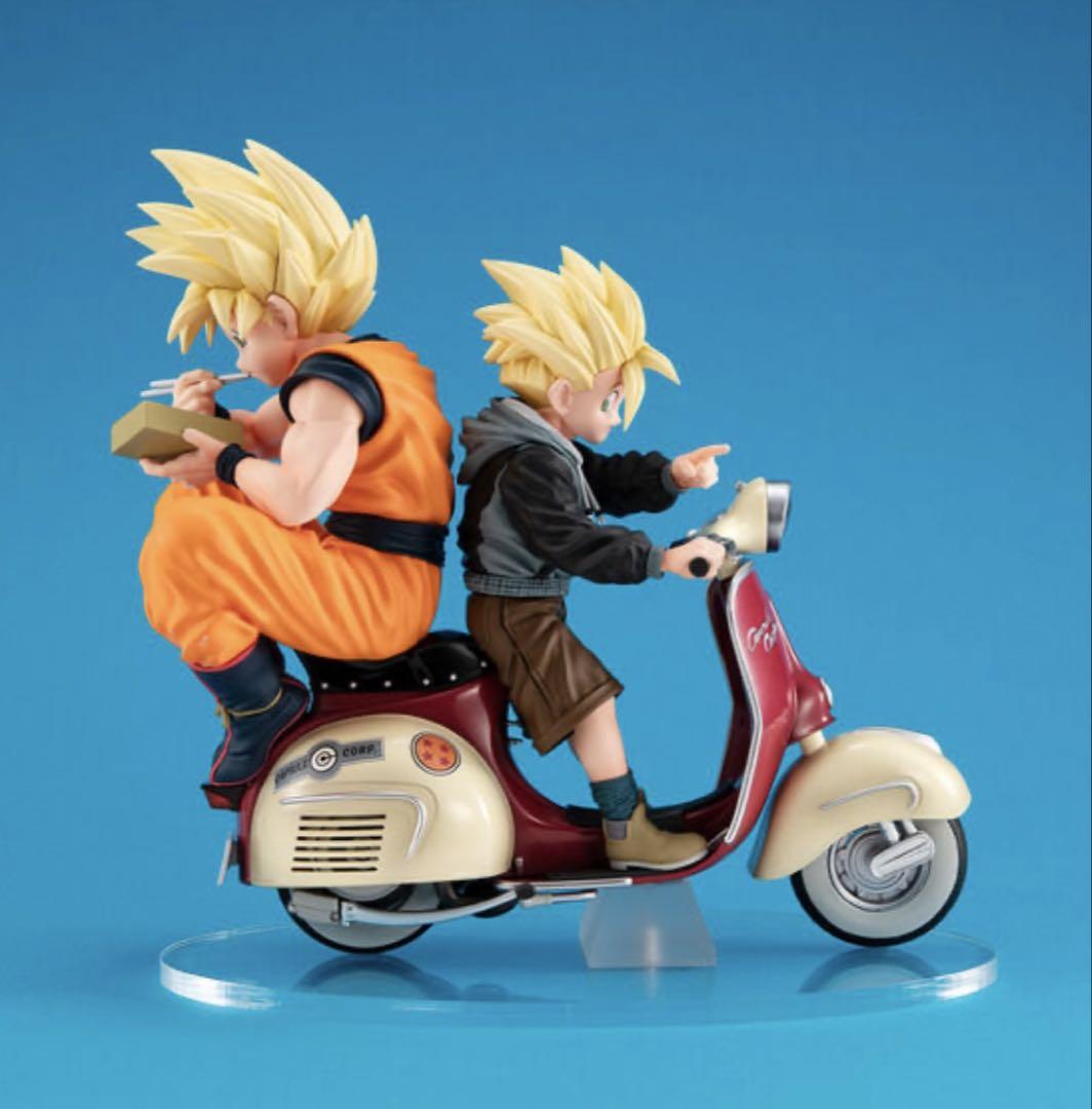 デスクトップリアルマッコイEX ドラゴンボールZ 孫悟空＆孫悟飯＆バイク
