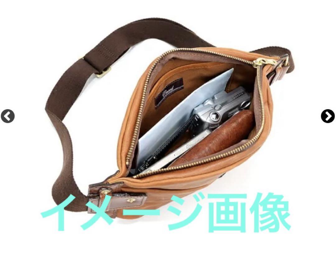 creedクリード美品☆牛革ボディーバッグ　ワンショルダーバッグ