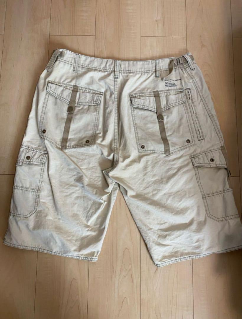 レア 00s OLD STUSSY ステューシー カーゴ ハーフパンツ 36