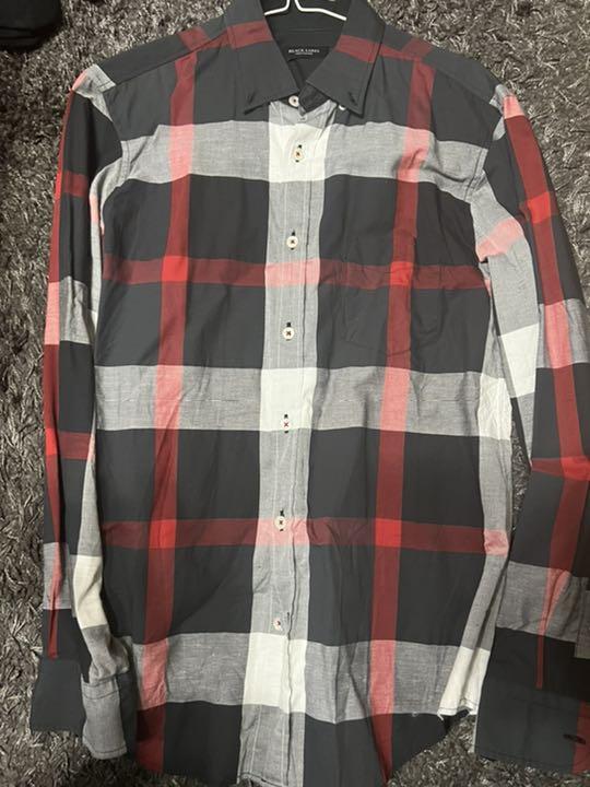 48 割引ブラック系 M定番の中古商品 バーバリーブラックレーベルクレストブリッジチェックシャツ シャツ メンズ ブラック系m Apamaconsultancy Com