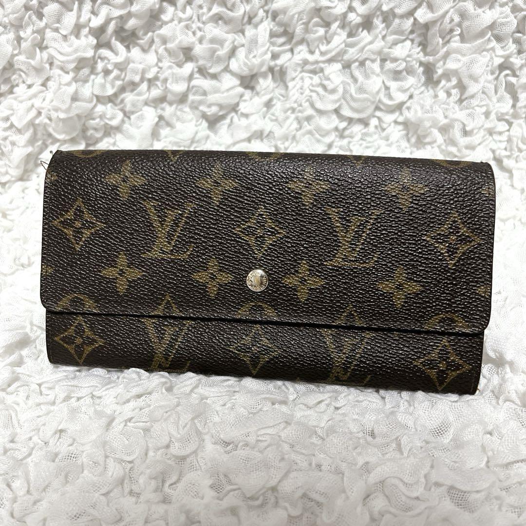 Louis Vuitton モノグラム ポシェットポルトモネクレディ 長財布
