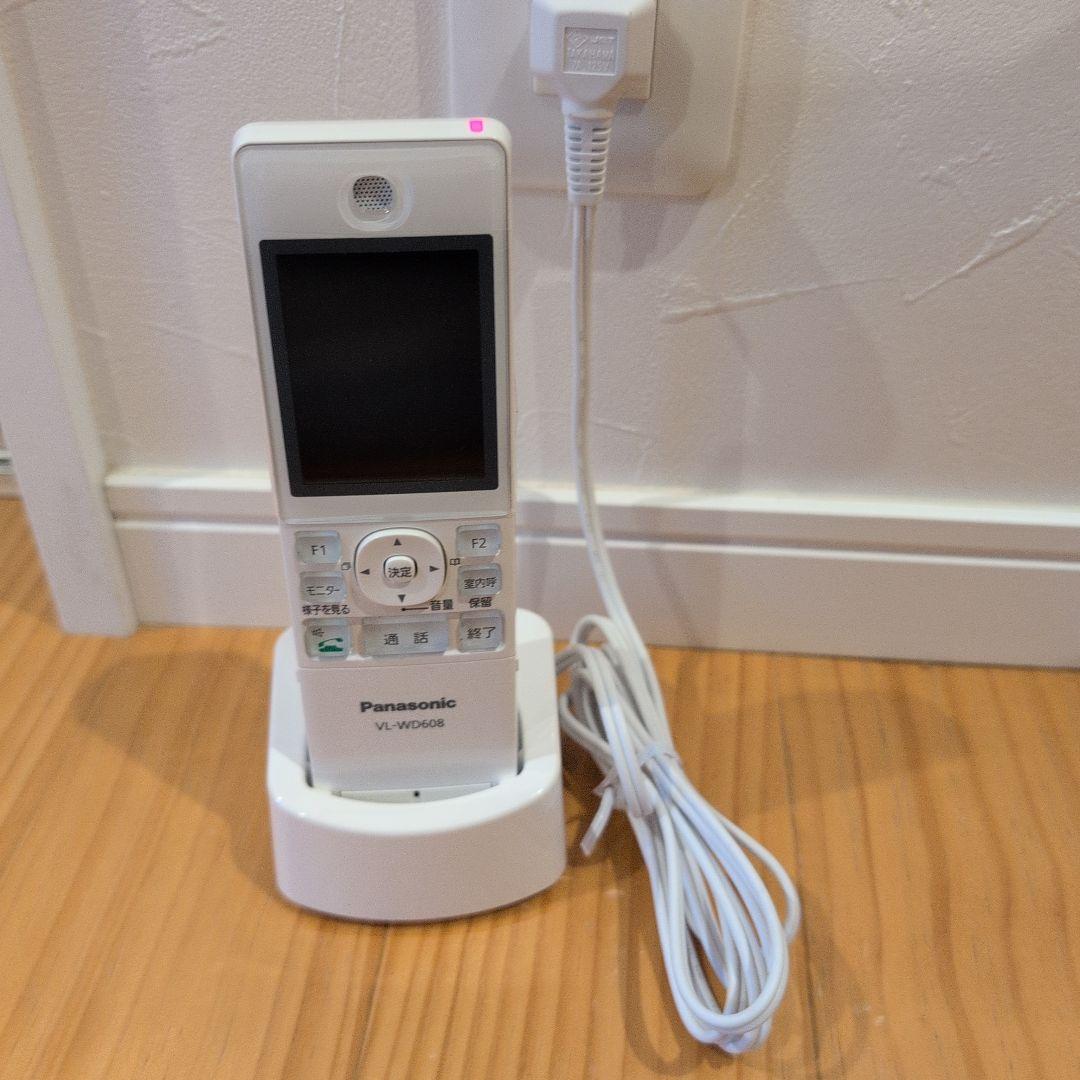 美品　Panasonic VL-WD608 ワイヤレスインターホン　充電器付き Amazon | Panasonic ワイヤレスモニター子機 VL-WD608