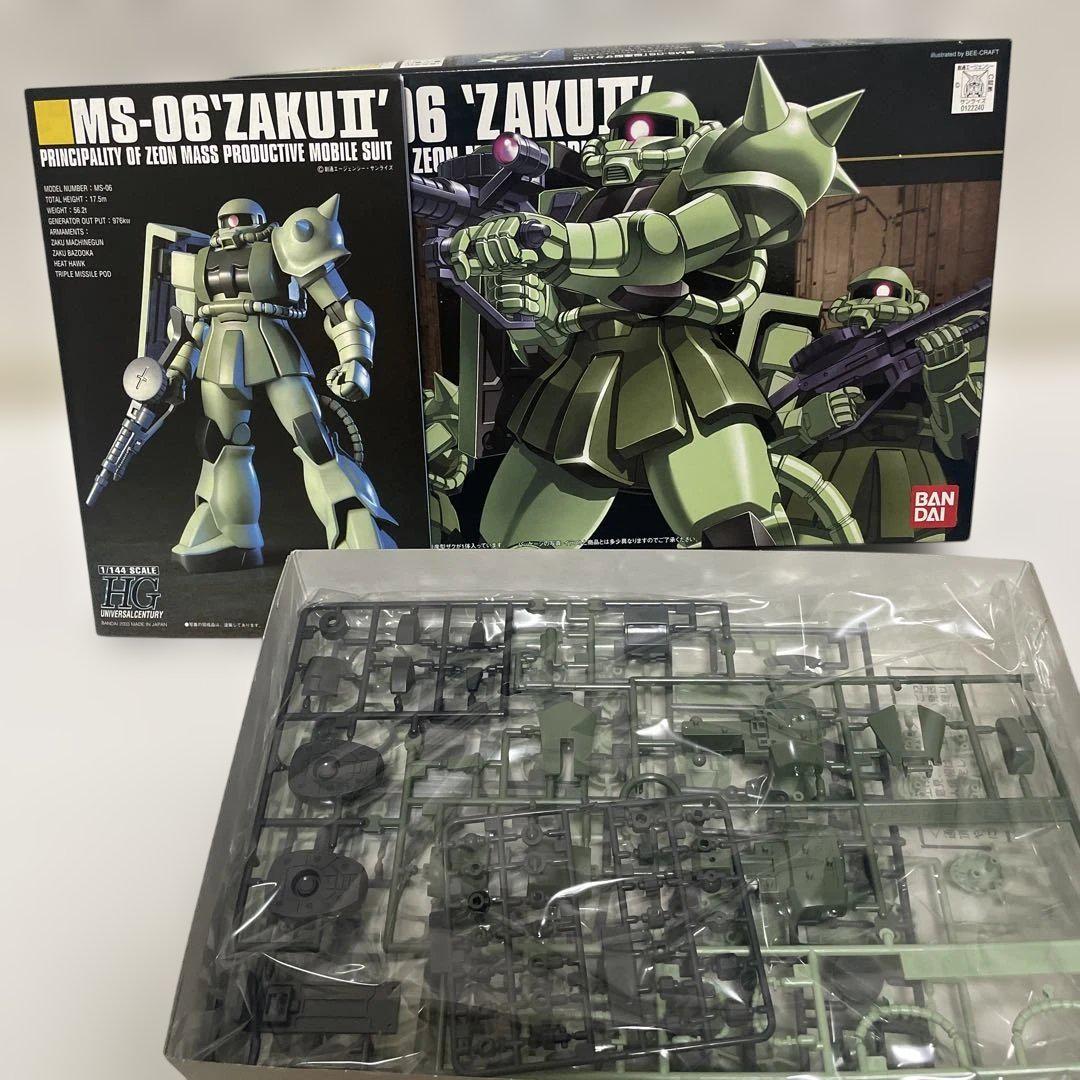 安価 EMS-10 & II' 'ZAKU MS-06 HG ZUDAH メルカリ - 未組立キット ロボット