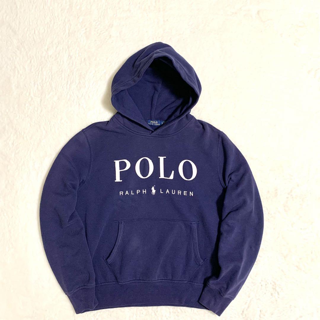 POLO ラルフローレン プルオーバーフーディ Lサイズ ネイビー