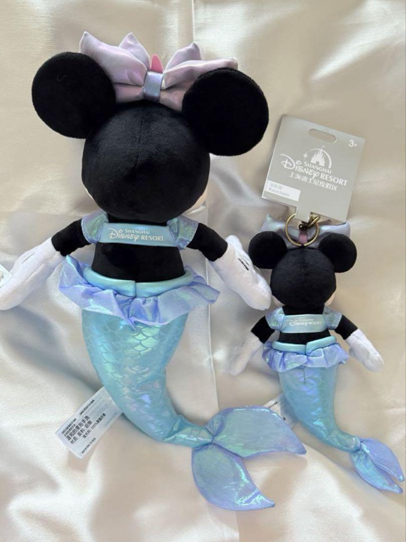 上海ディズニー　ミニー 人魚 ぬいぐるみ ミニーマウス 上海ディズニー ミニー 人魚 ぬいぐるみ ミニーマウス - メルカリ