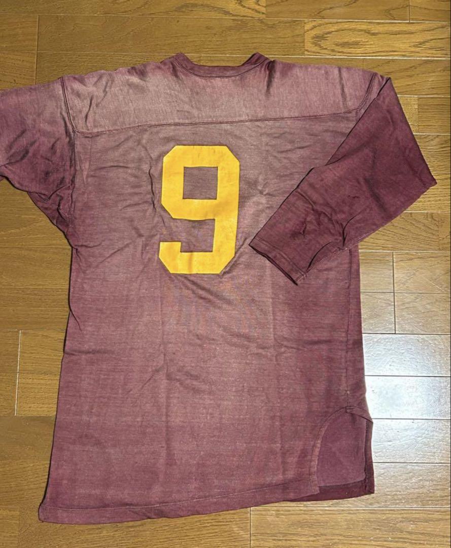 金タグ70 80s RUSSELLATHLETIC football tee