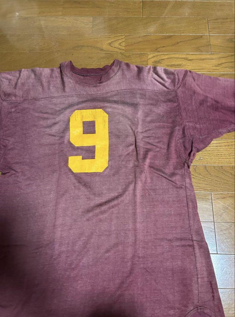 金タグ70 80s RUSSELLATHLETIC football tee