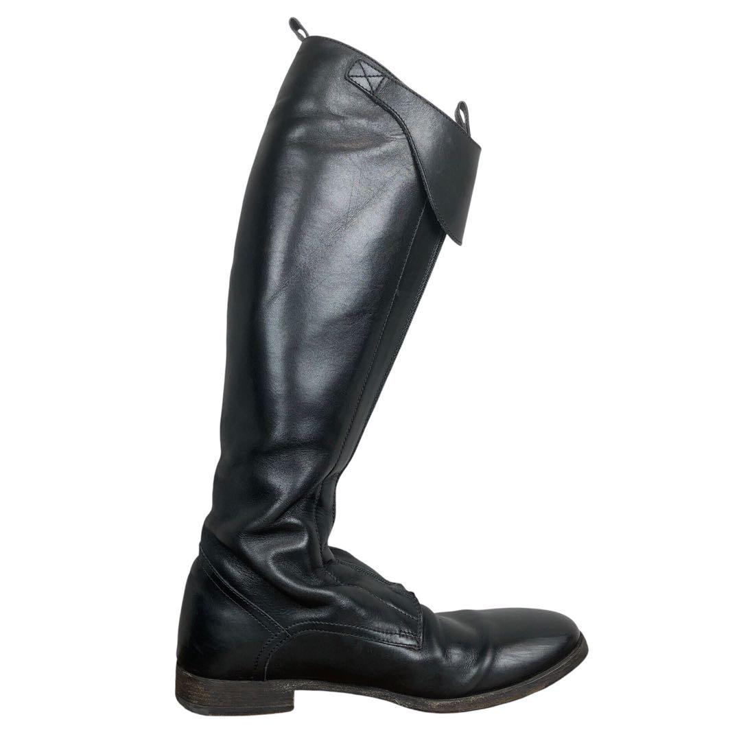 ◆美品◆ GIORGIO ARMANI ロングブーツ　レザー　黒　ブラック ◇美品◇ GIORGIO ARMANI ロングブーツ レザー 黒 ブラック メンズ
