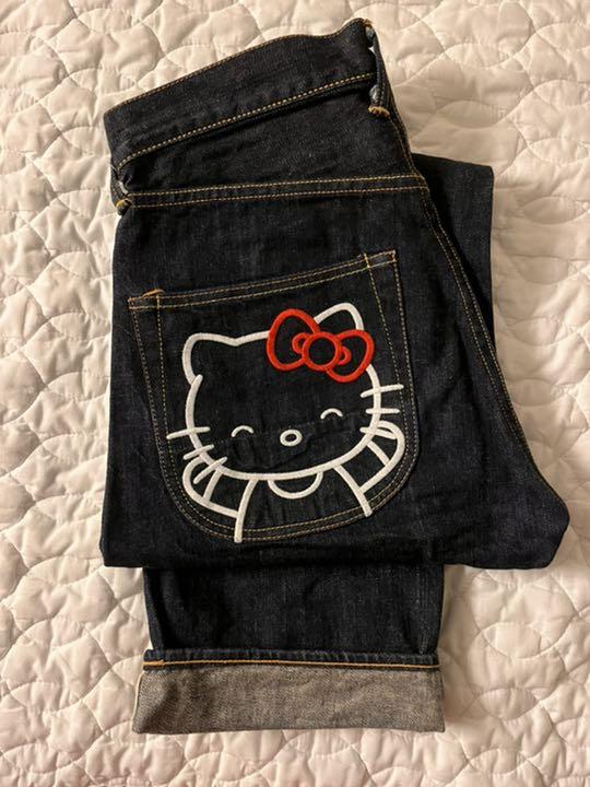 Evisu Hello Kitty Collab Denim Pants Evisu Hello Kitty Collab Denim Pants