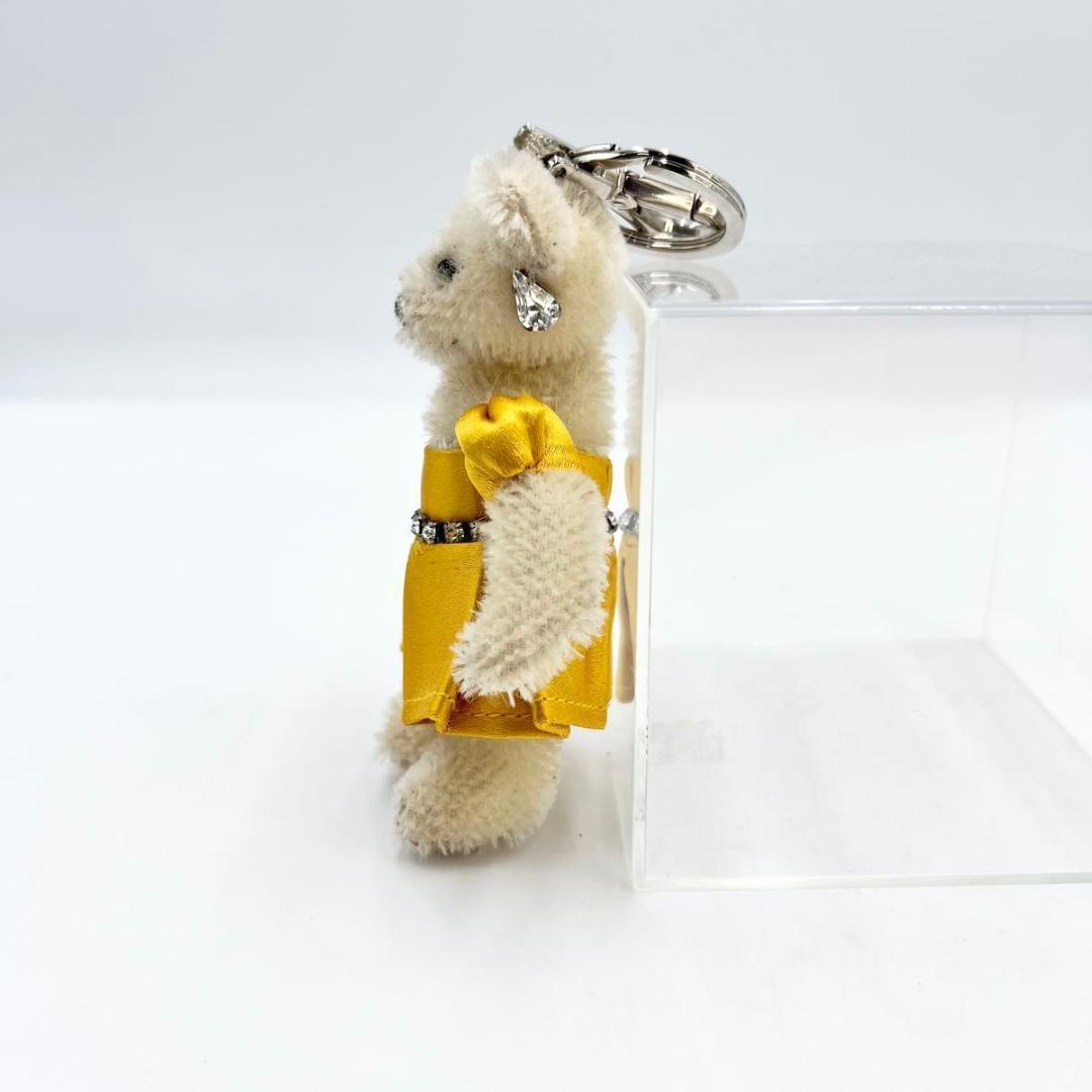 PRADA クマ チャーム付き キーリング ベア キーホルダー 美品