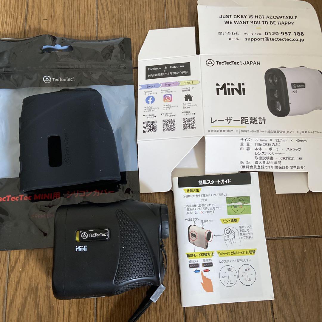 最終値下げ❗️TecTecTec MINI レーザー距離計 TecTecTec レーザー距離計 Mini+R・Mini