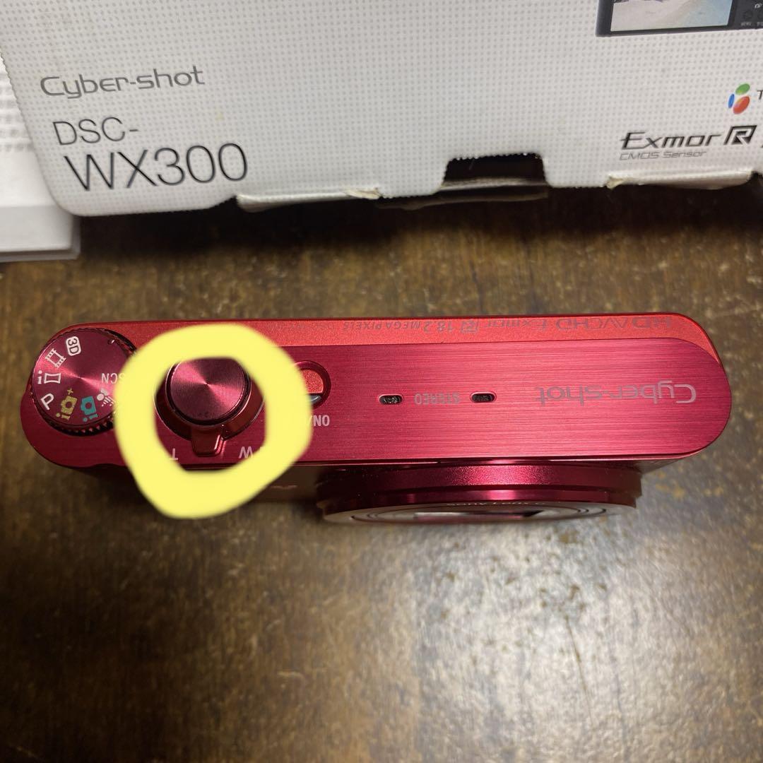 SONY Cyber-shot DSC-WX300 レッド