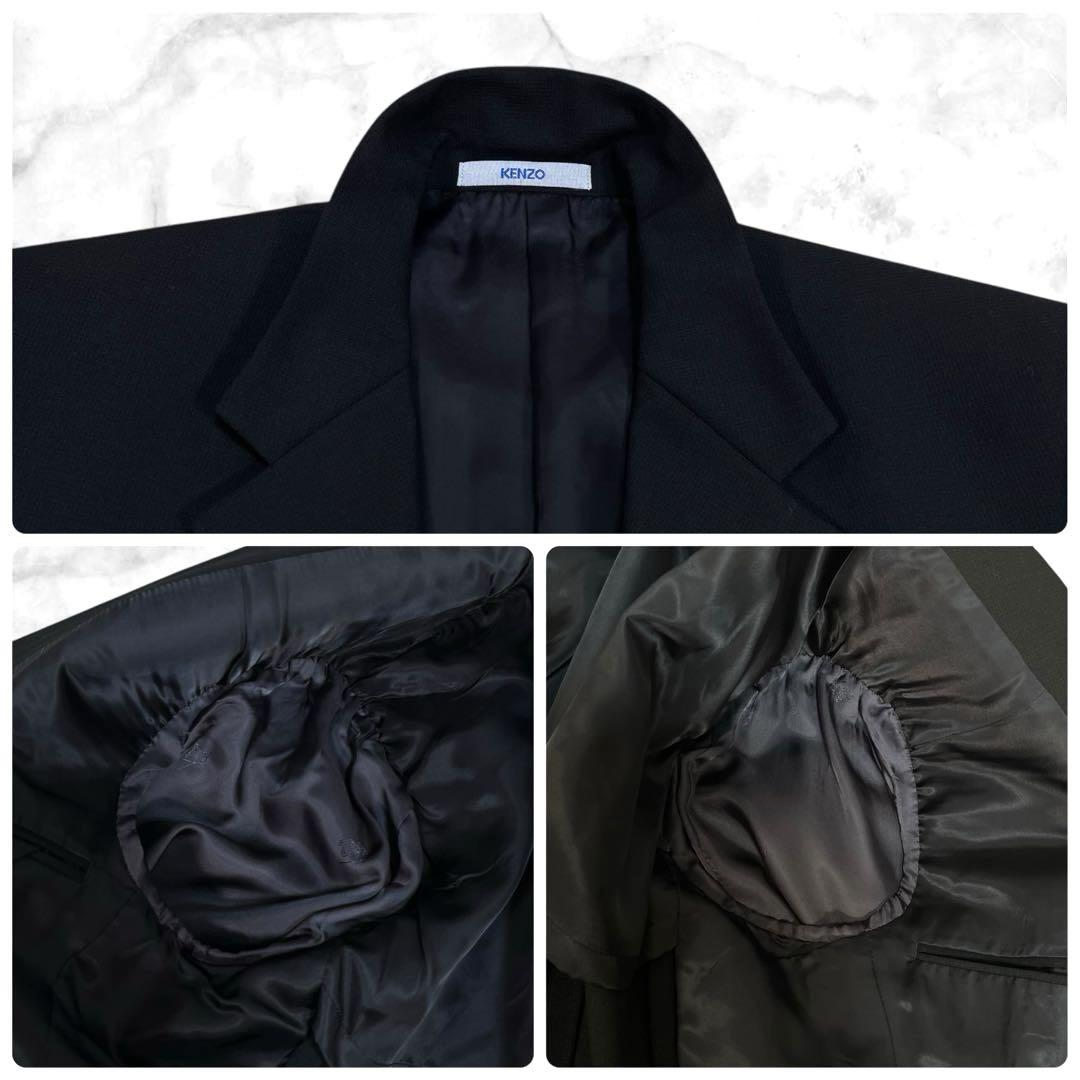 【極美品】KENZO/ケンゾー　スーツセットアップ　90s アーカイブ　ブラック