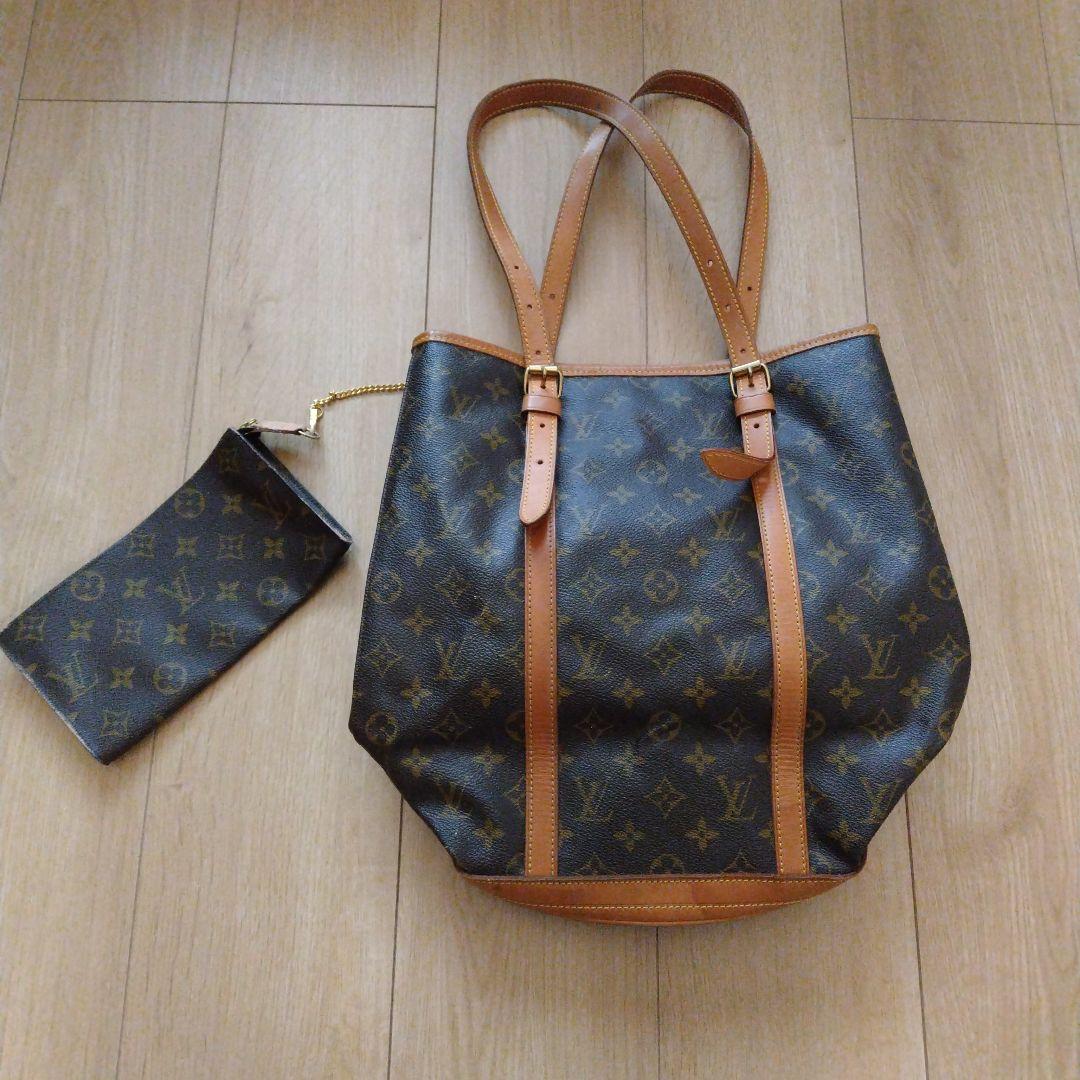 Louis Vuitton トートバッグ バケツ型 ポーチ付き