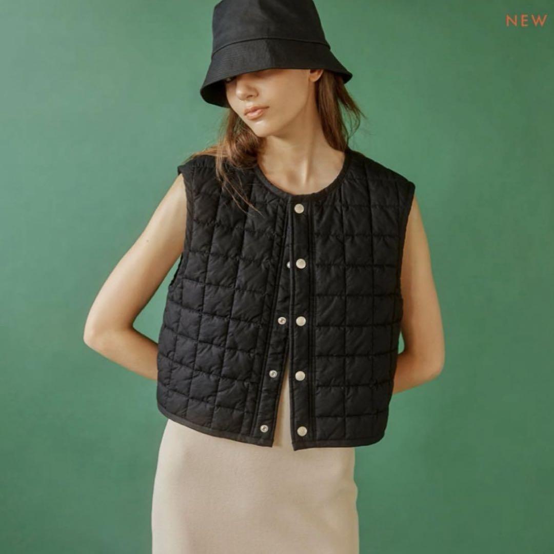 searoomlynnシールームリン ウォッシュCOTTONキルティングベスト