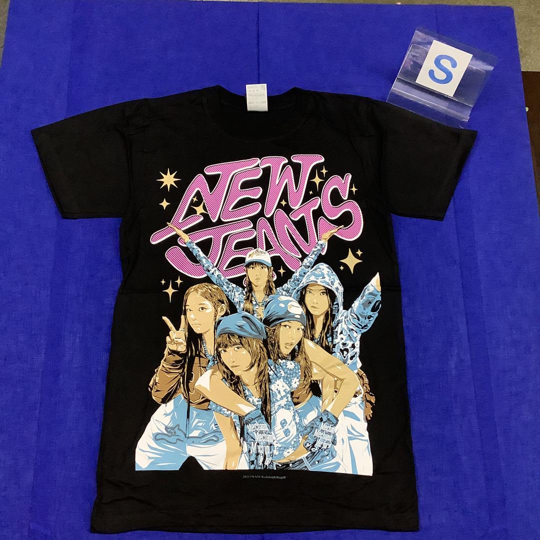 NEWJEANS ニュージーンズ　Tシャツ　Mサイズ　ブルー　ニュジ NewJeans ニュージーンズ ニュジ BUNNIES CAMP バニキャン T