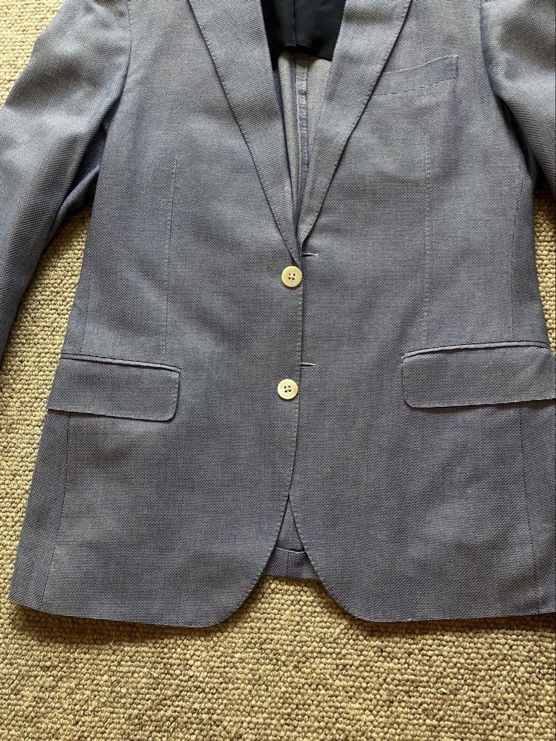 【ほぼ新品】メンズジャケット／定価10万円／1回着用のみ/アクアスキュータム ほぼ新品】メンズジャケット／定価10万円／1回着用のみ/アクア