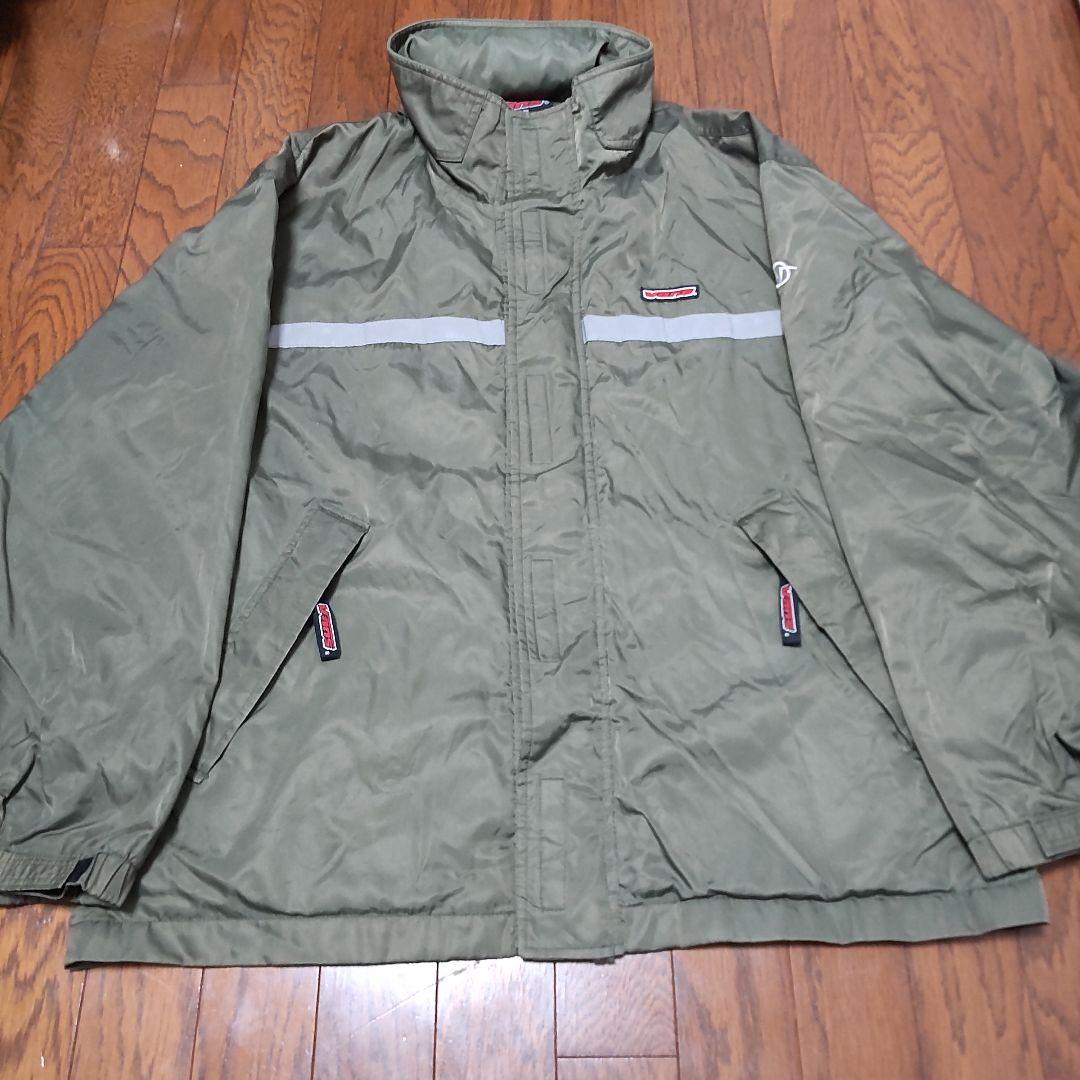 【希少】90s VANS バンズ ナイロンジャケット オリーブ Lサイズ