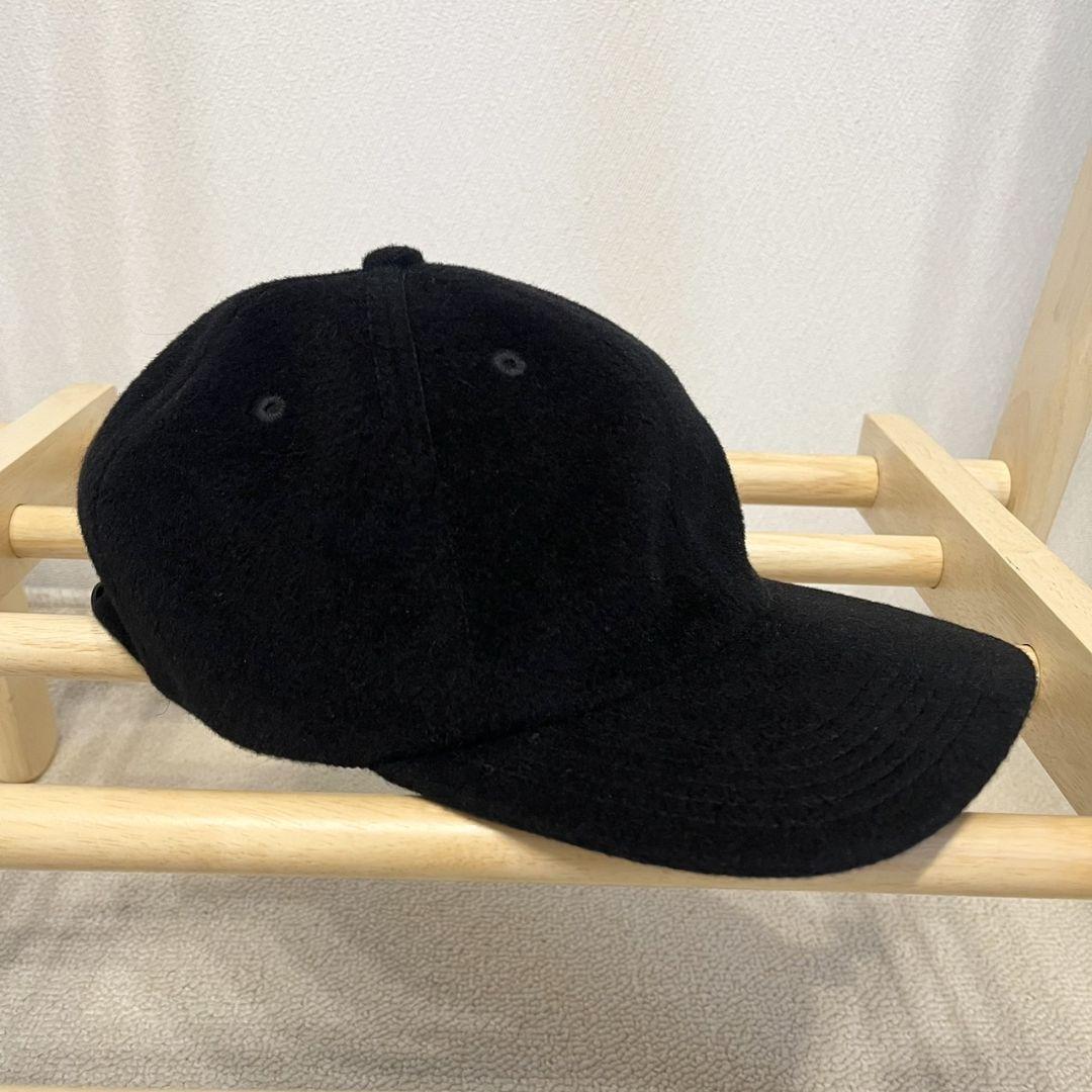 美品 Kijima Takayuki アンゴラウール キャップ ブラック