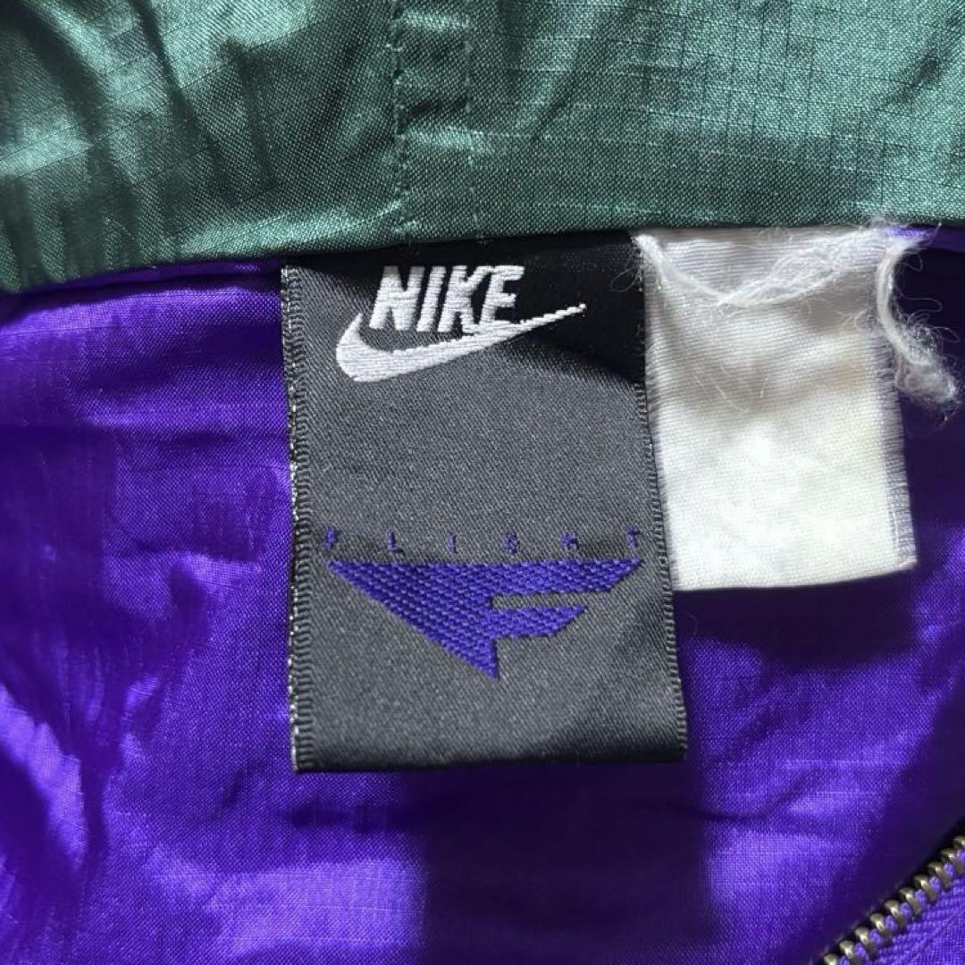 90s NIKE Flight ナイロンジャケットアノラックパーカープルオーバー