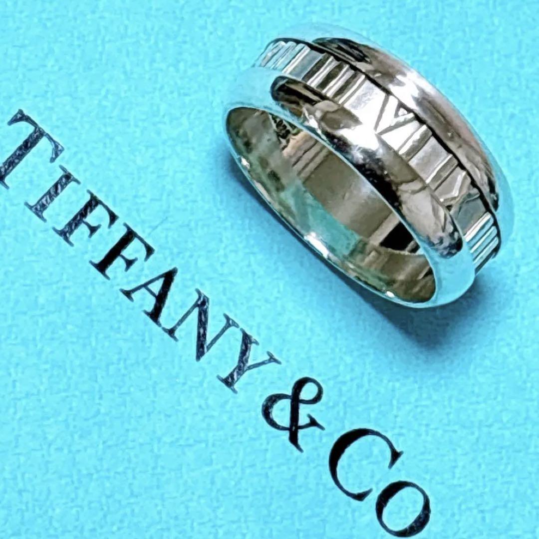 美品】25.5号 Tiffany ティファニー アトラス カーブドリング SV