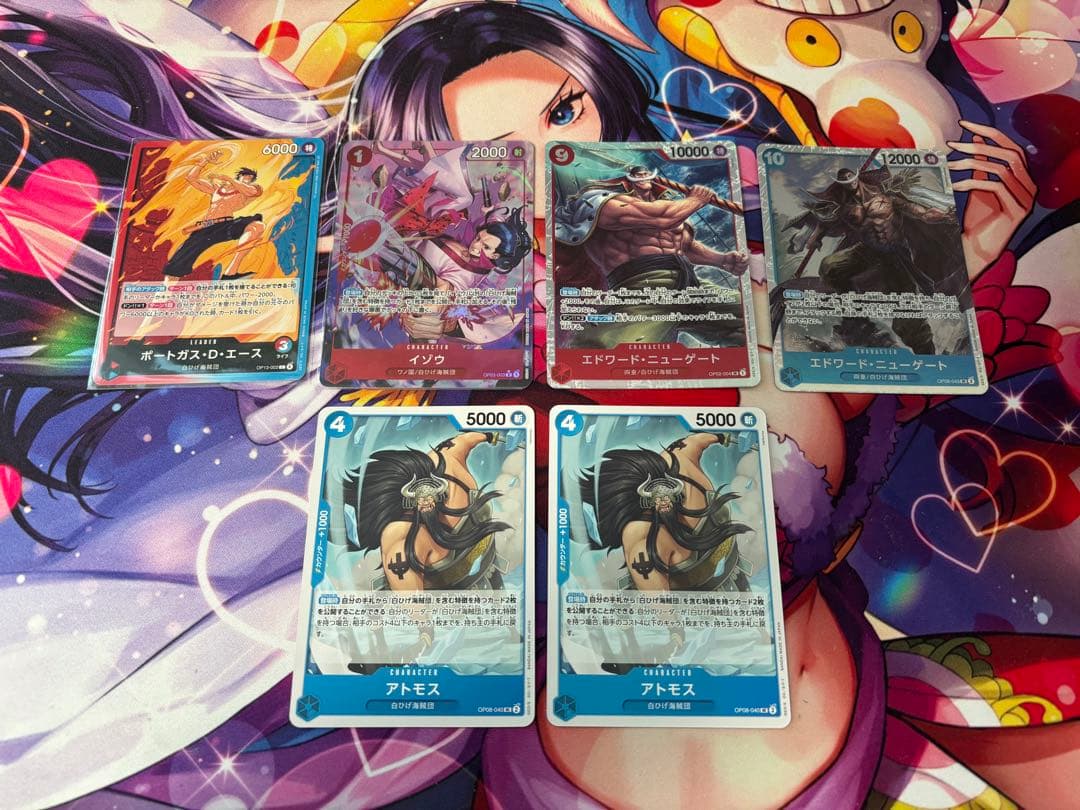 《即日発送》ワンピースカード 赤青エース デッキ