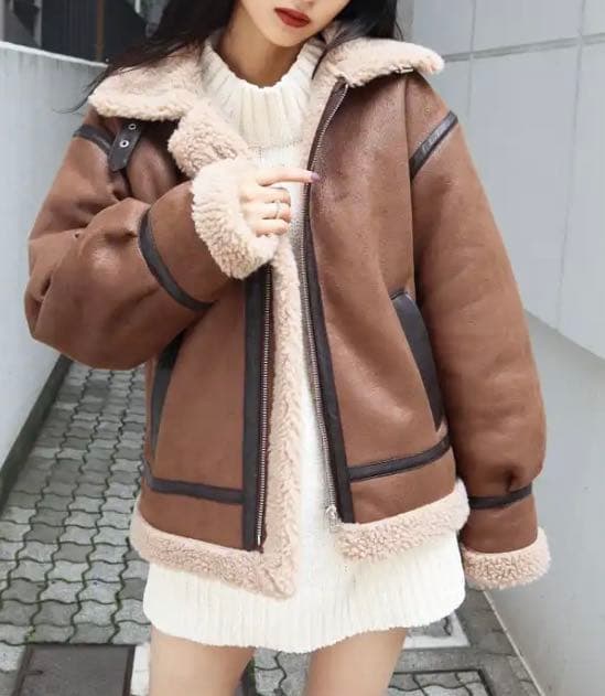 Emoda ジップバルキーフェイクムートンコート タイムセール ジップバルキーフェイクムートンコート Emoda ジップバルキーフェイクムートンコート タイムセール ジップバルキーフェイクムートンコート