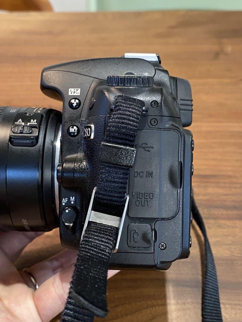 Nikon D80 デジタル一眼レフ 動作品　18-55 e-fsレンズ　CCD Nikon D80 デジタル一眼レフ 動作品 18-55 e-fsレンズ CCD