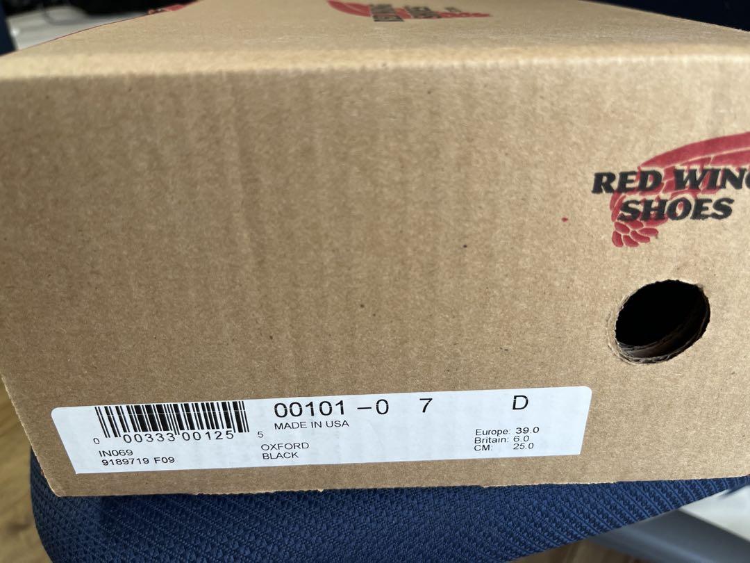 RED WING/ポストマンオックスフォード/25.0cm