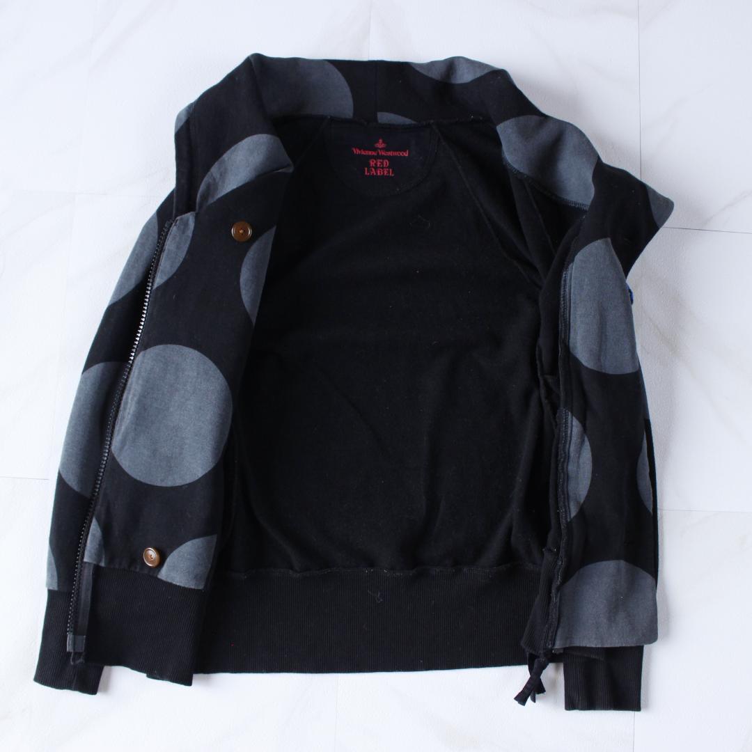 Vivienne Westwood パーカー 水玉 オーブ刺繍 S